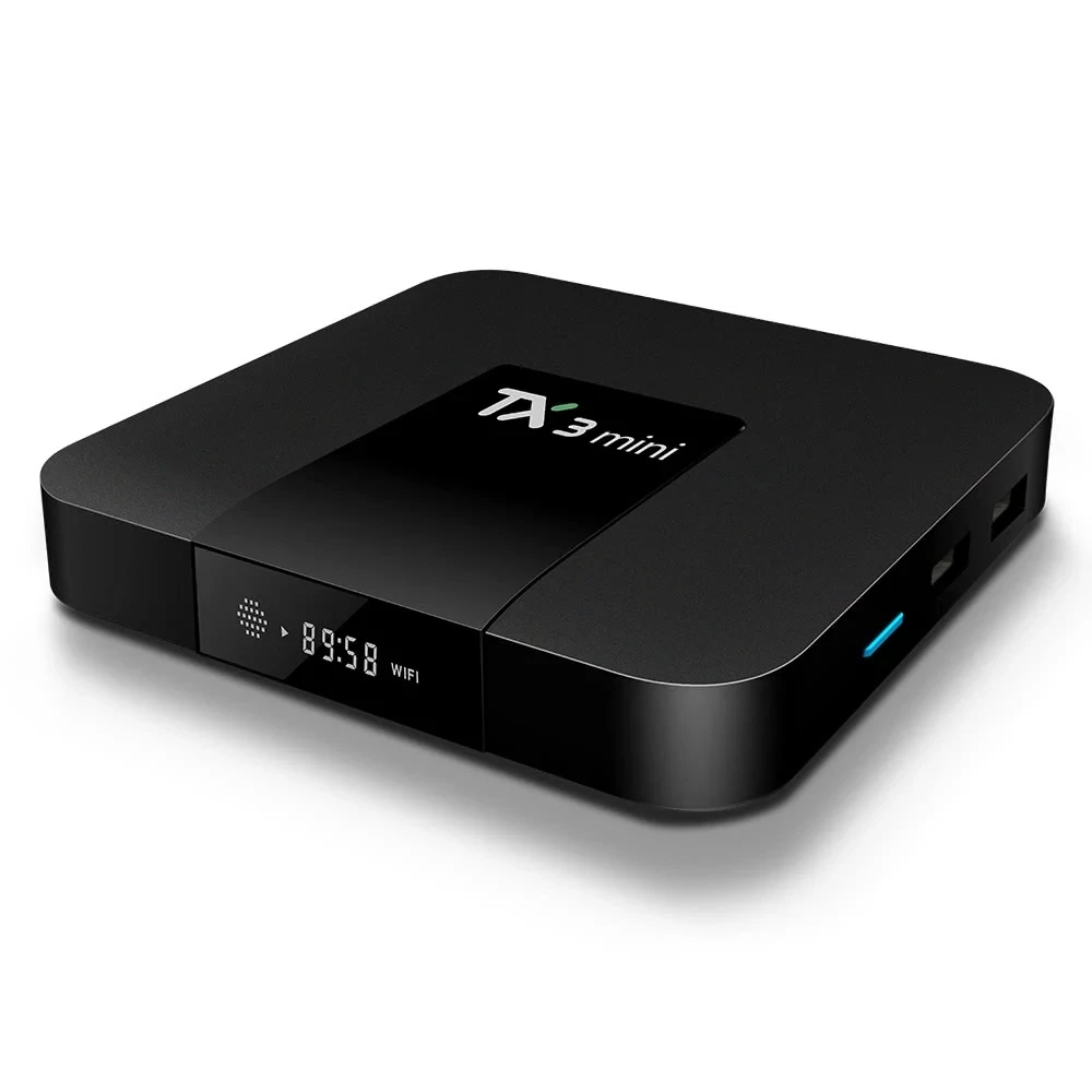 TX3 Мини Android 7,1 ТВ приставка 2 Гб 16 Гб Amlogic S905W четырехъядерный процессор Suppot H.265 4K WiFi 1 ГБ 8 ГБ медиаплеер IP tv BOX светодиодный дисплей