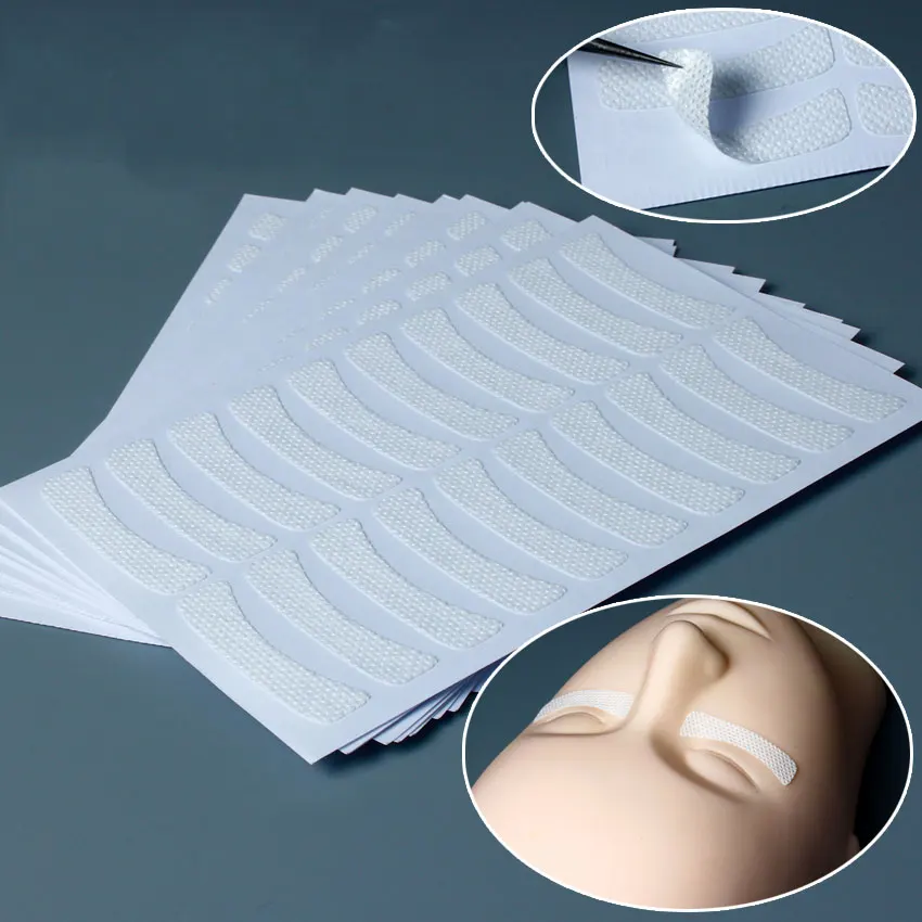 100 шт./лот накладки для ресниц под глаза нетканые наращивания клейкие