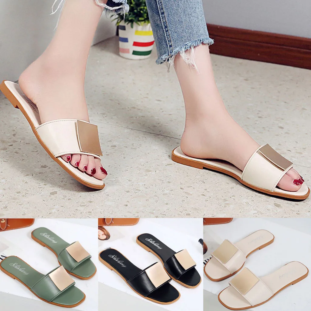 Женская обувь из искусственной кожи слипоны Повседневный стиль удобные пляжные