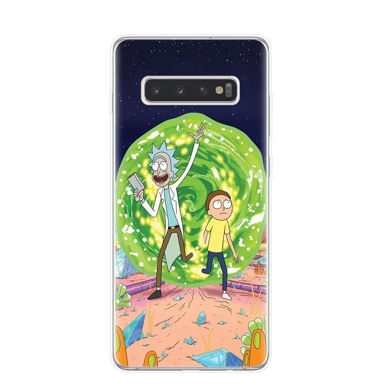 T6361 Рик и Морти силиконовый чехол-накладка из мягкого ТПУ чехол для samsung S6 S7 край S8 S9 S10 плюс S10E S10 Lite 5G Note 8 9 10 Pro M20 M30 M40 крышка - Цвет: T6361
