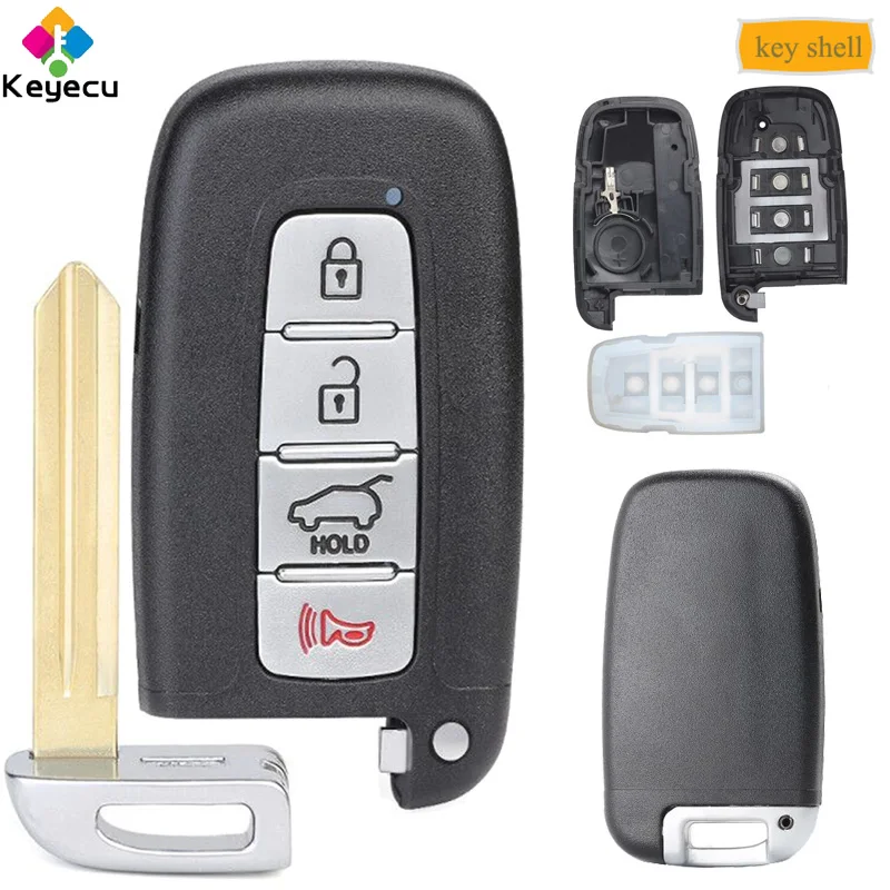 KEYECU сменный умный чехол для автомобильного ключа с дистанционным управлением 4