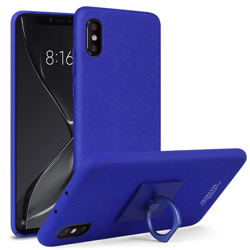IMAK Для Xiaomi mi 8 Explorer чехол для Xiaomi mi 8 mi 8 Pro Cowboy твердый пластиковый чехол на заднюю панель - Цвет: Blue