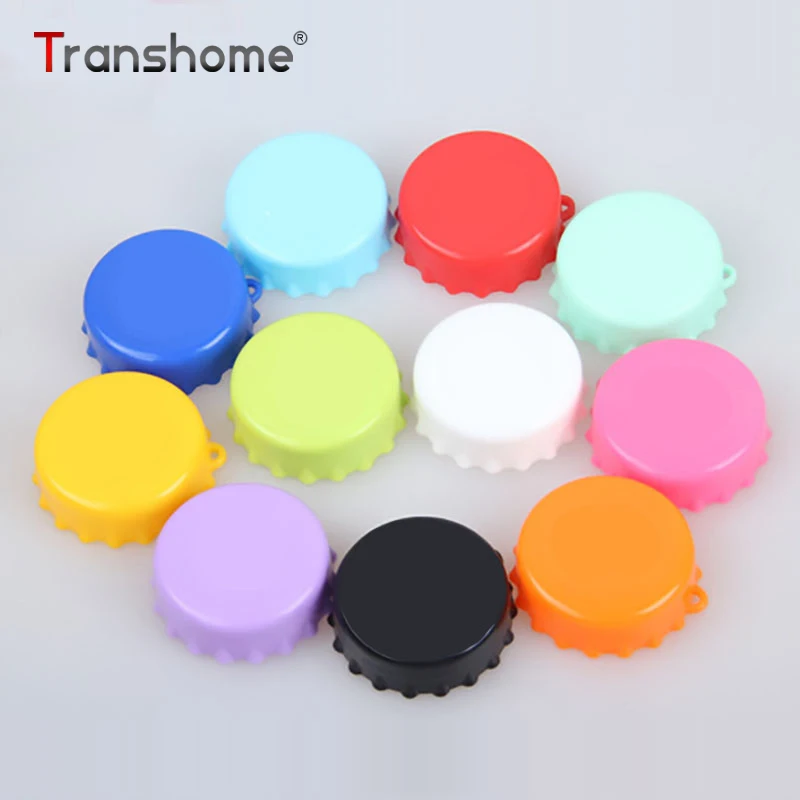 

Transhome Plastic Sports Bottle Lid / Food Grade Material 350ML / 500ML Soda-Bottles Cap 11 Colors Choose