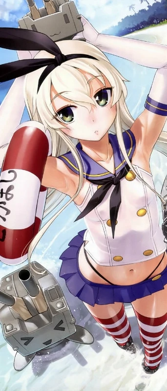 

Oct. Home Textile Kantai Collection Anime Shimakaze 90*210CM Polyester Single-side Quilt Cover Christmas Gift New #41401