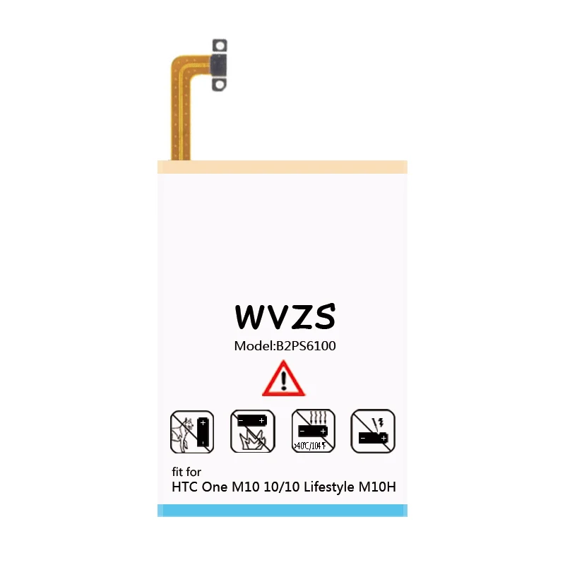 Wvzs 4400 мАч литий-полимерный аккумулятор B2PS6100 для htc One M10 10/10 Lifestyle M10H Сменные