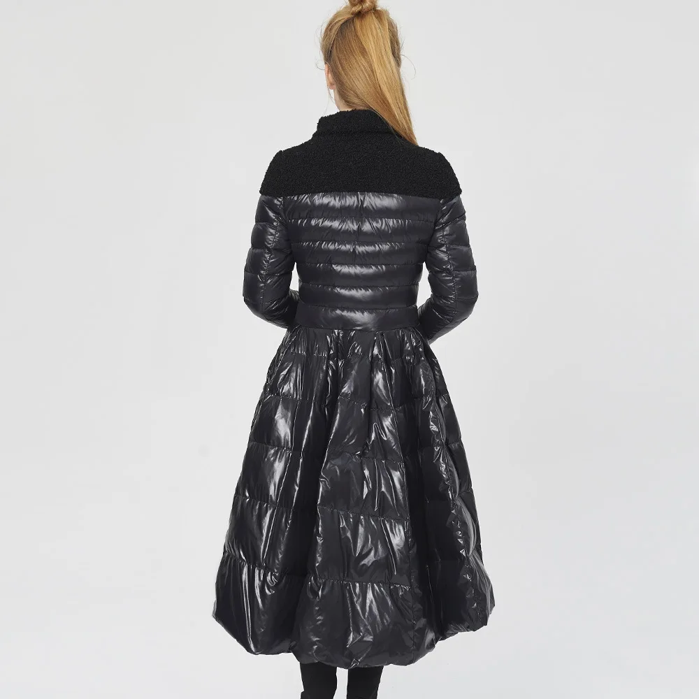 Женский пуховик с принтом Donsjassen dames большими качелями 2019|dames|dames parkadames jacket |