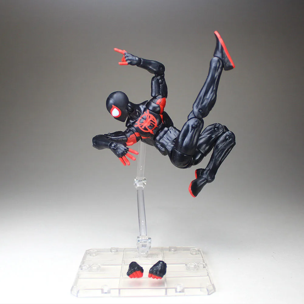 Marvel Legend Into the Spiderverse Человек-паук Майлз на заказ с подставкой " свободная фигурка