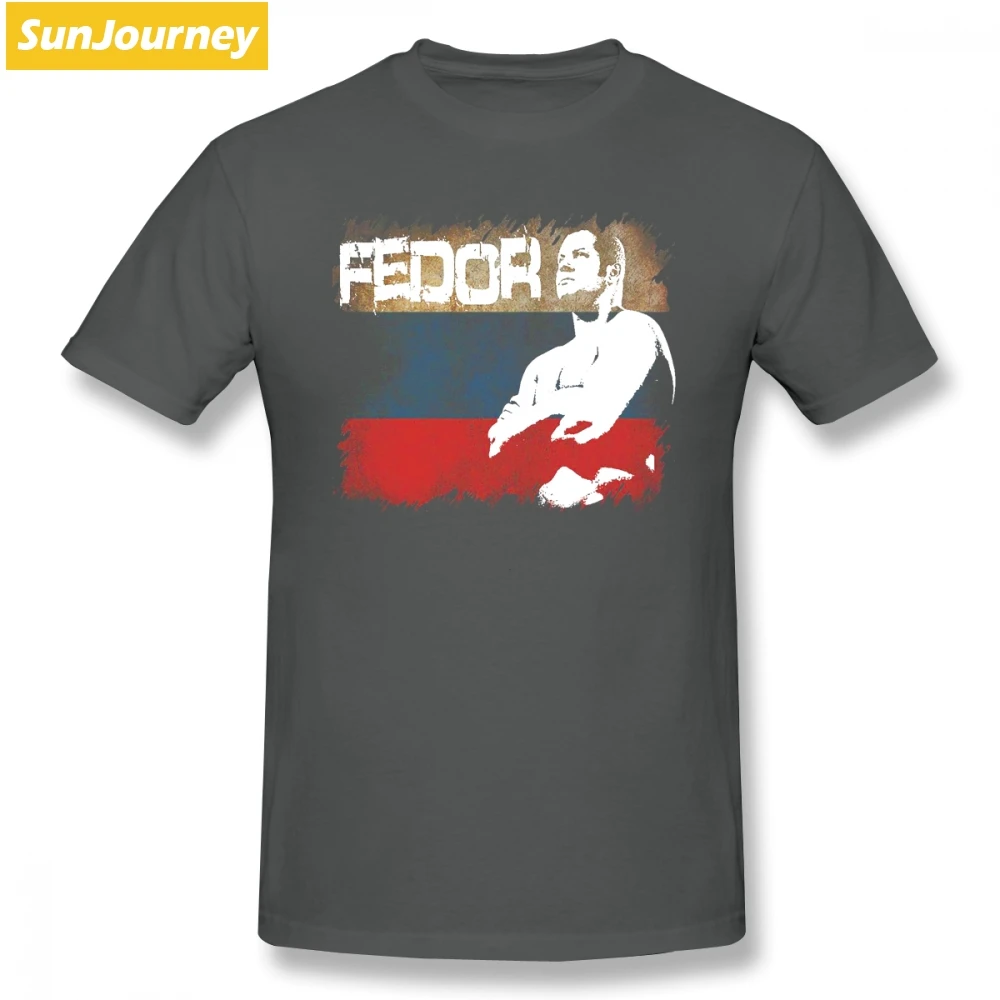 Top Designing Men's T-shirts Fedor Emelianenko Short Sleeved Cotton O-neck Plus Size T-shirt For Adult Camiseta | Мужская одежда