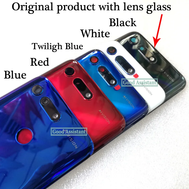 Оригинальный 6 4 дюймовый новый для Huawei Honor V20 / View 20 Стеклянная Крышка батарейного