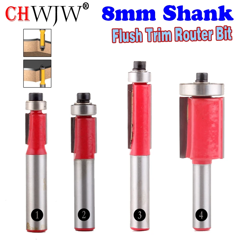 Концевой подшипник для фрезы 8 ХВОСТОВИКОВ 1 шт. деревообработки|router bit|trim router