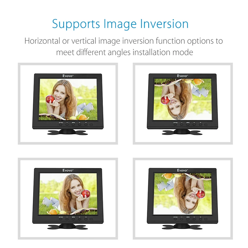 Eyoyo " TFT lcd цветной экран монитора 1024x768 HDMl BNC с динамиком для CCTV, DVD, PC