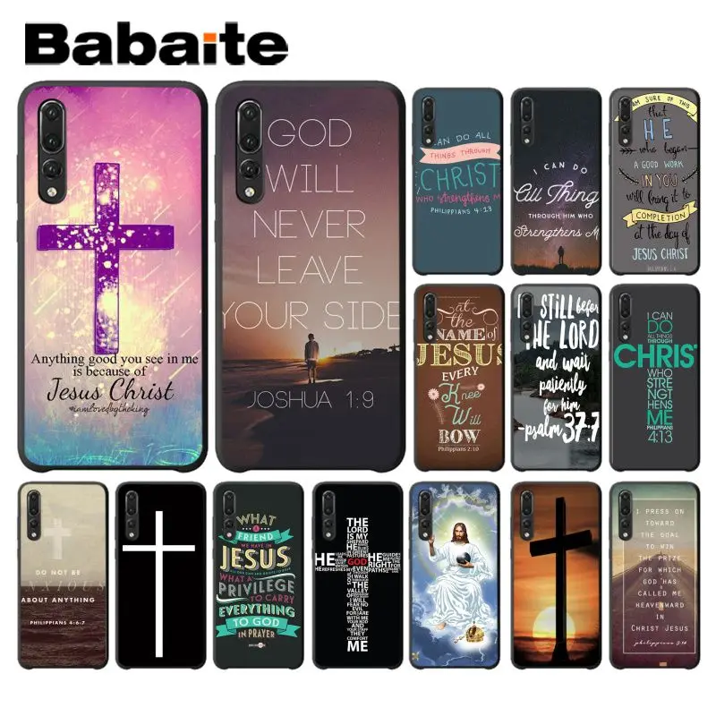 Чехол для телефона Babaite с текстом из Библии филиппинскими мотивами Иисусом