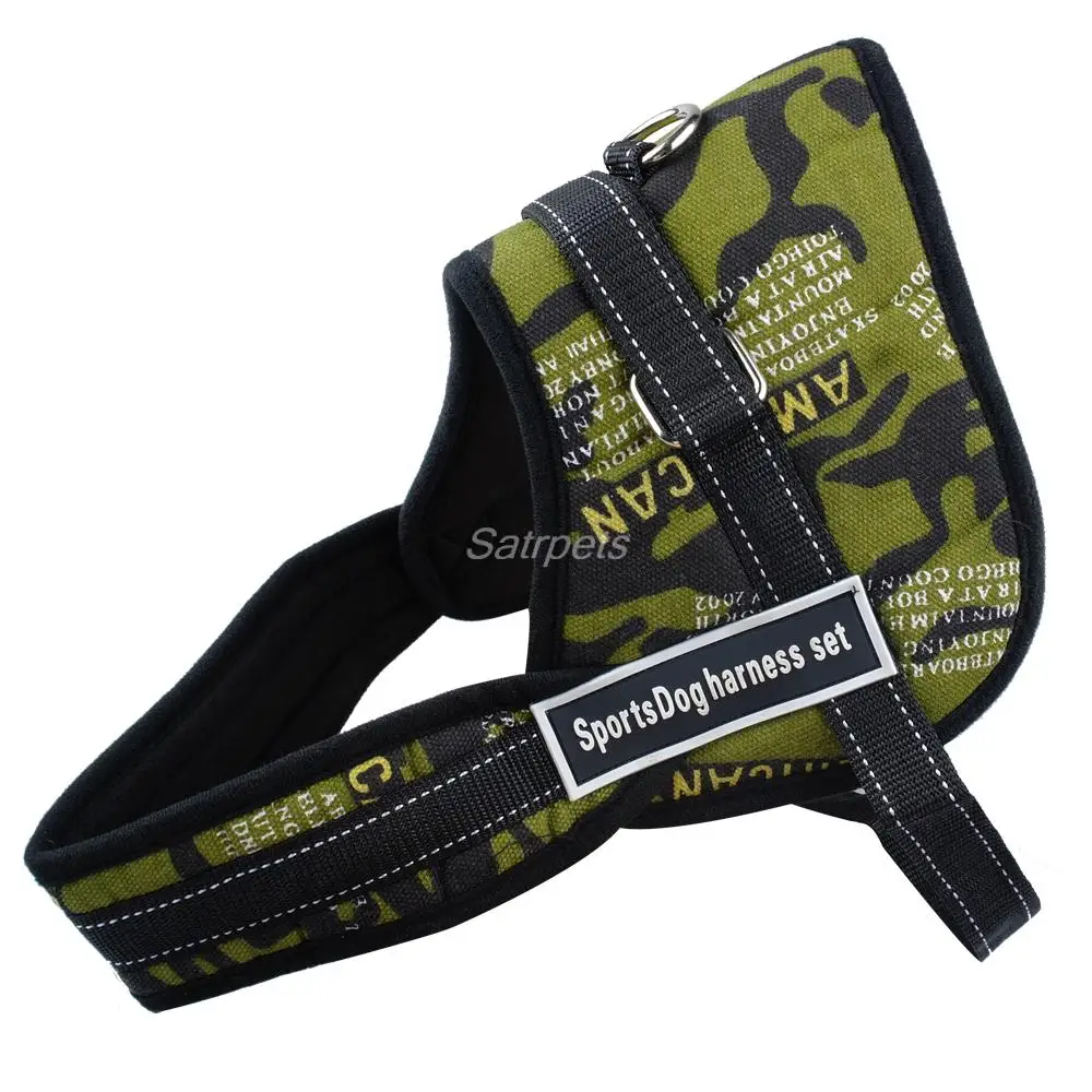Многоцелевой Спортивный мягкий внутренний нейлоновый мягкий жилет для дрессировки собак регулируемый подходит для боксеров Husky Pitbull 5 цветов размеры s, m, l - Цвет: Camo