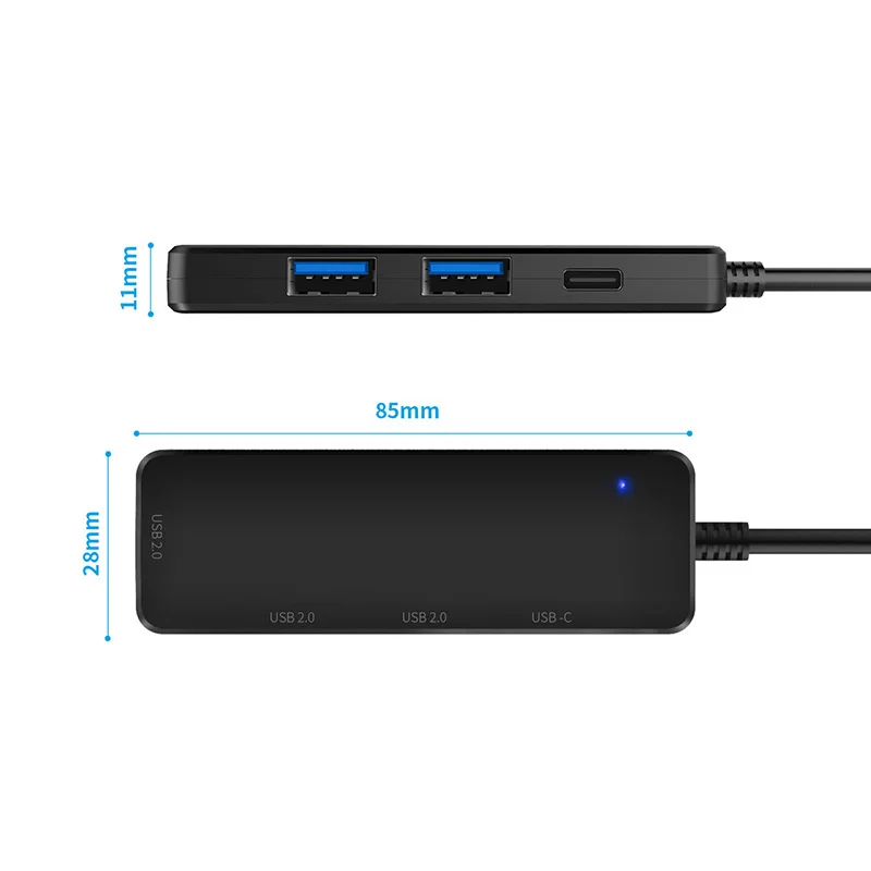 Мульти usb 2 0 концентратор 3 порта адаптер разветвитель Mini USB для портативных ПК U