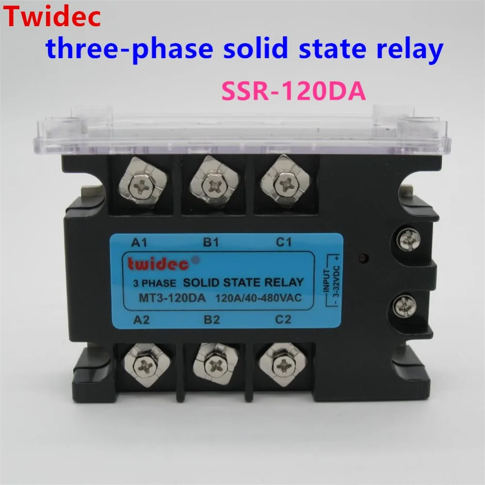 high quality Three Phase Solid State Relay 120DA SSR 3-32VDC to 30-480V AC + Aluminum Heat Sink electric fan | Обустройство дома