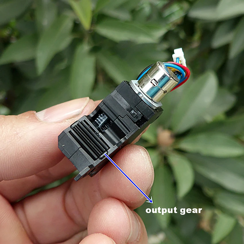 1 шт. Миниатюрный шаговый двигатель с редуктором двухфазные четырехпроводные