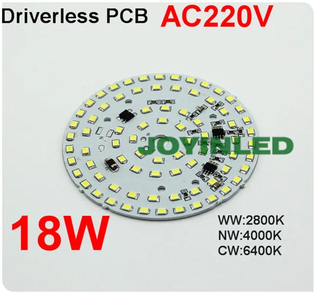 Бесплатная доставка 10 шт./лот 220 В Диммируемый светодиодный чип PCB 2835 модуль