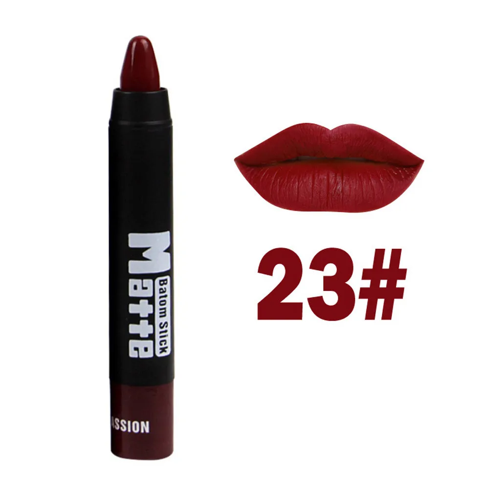 Красота Макияж женская помада увлажняющая матовая Косметика 7 цветов