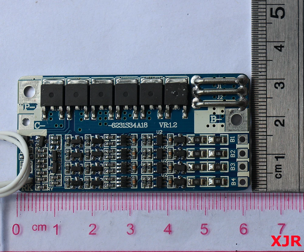 Флюоресцентная плата для защиты литий полимерных батарей 16 А BMS/PCM/PCB 4 упаковок