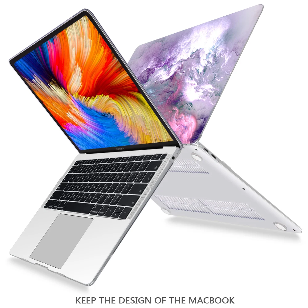 Redlai для MacBook Pro 13 16 дюймов Чехол с сенсорной панелью A2159 A2141, прозрачный мягкий сенсорный чехол для ноутбука MacBook Air 13 A1932 A1466