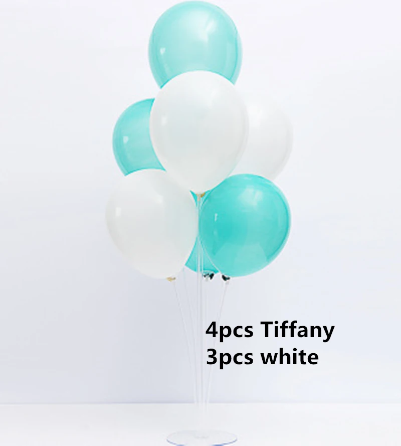 K have Table float 7 шт. круглые латексные шарики стол плавающий прозрачный столб Дети День рождения декоративный воздушный шар стол Dec свадебные принадлежности - Цвет: K have Table float