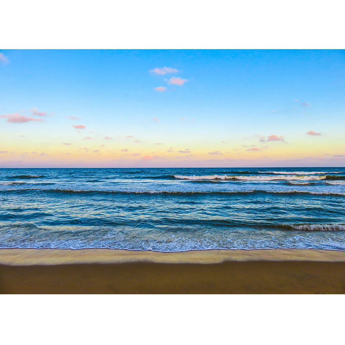 Виниловые фоны для портретной фотосъемки с изображением пляжа моря голубого