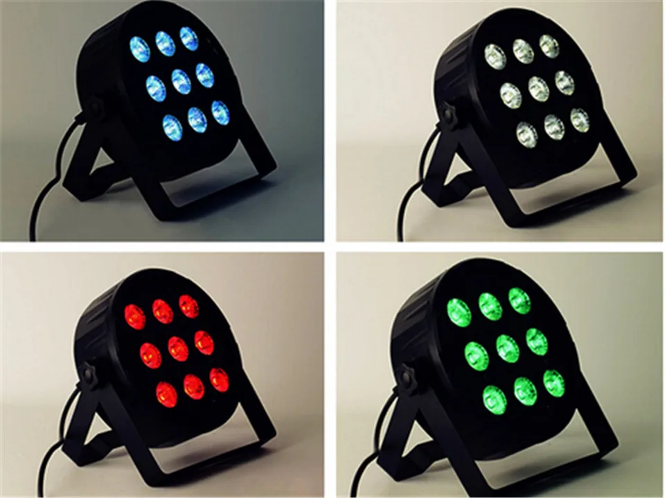 9x12 W RGBW 4IN1 светодиодный PAR 54 controlador де Лус DMX дель дискотека де DJ светодиодный PAR RGBW стирка Envio безвозмездно