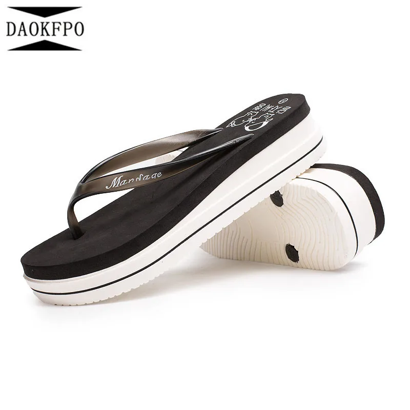 Женские шлепанцы DAOKFPO уличные унисекс из ПВХ Размеры 35 40|Вьетнамки| |