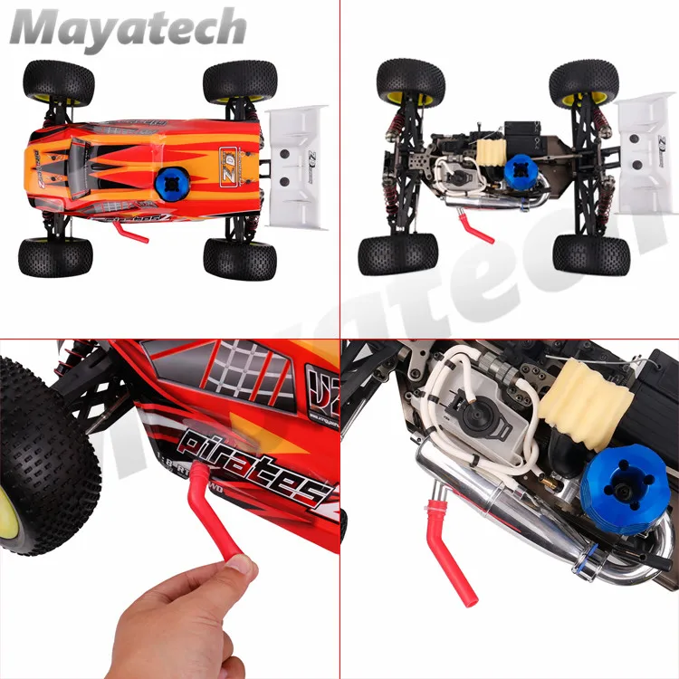 Удлинительная силиконовая трубка для моделей HSP traxxas hpi в масштабе 1/10 1/8 детали