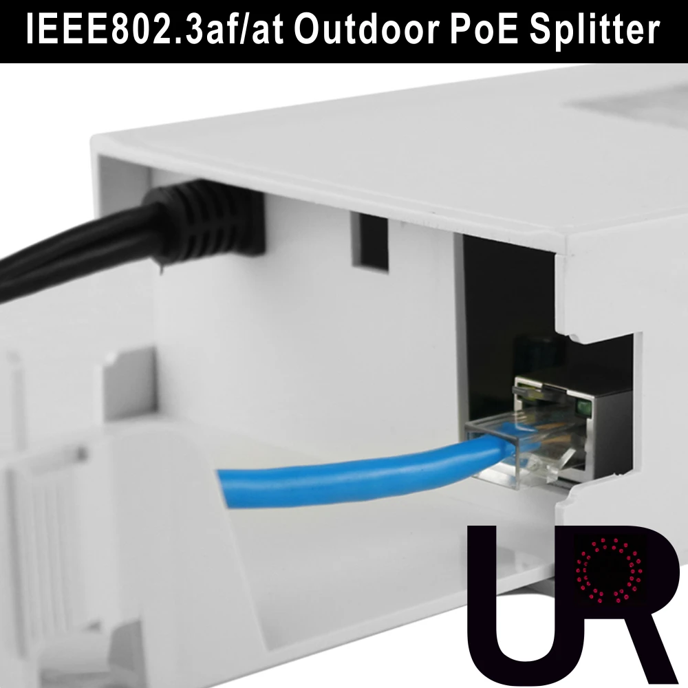 4pcs Outdoor Weatherproof IEEE802.3af/at DC12V 2A/1A PoE Splitter to Make your Non IP Camera work with Switch or NVR | Безопасность и
