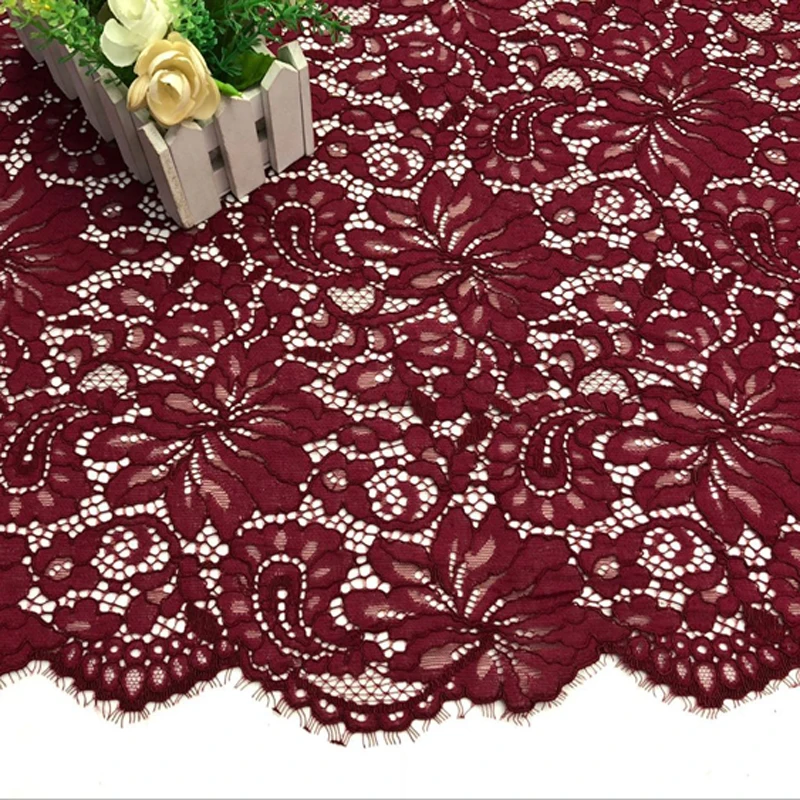 LASUI Новые 8 видов цветов красивые шнур кружевной ткани FrenchEmbroidery одежда свадебное