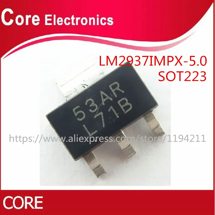 10 шт. LM2937 LM2937IMPX 5.0 SOT 223 QUAD ДИФФЕРЕНЦИАЛЬНЫЕ КОМПАРАТОРЫ|Интегральные схемы| |