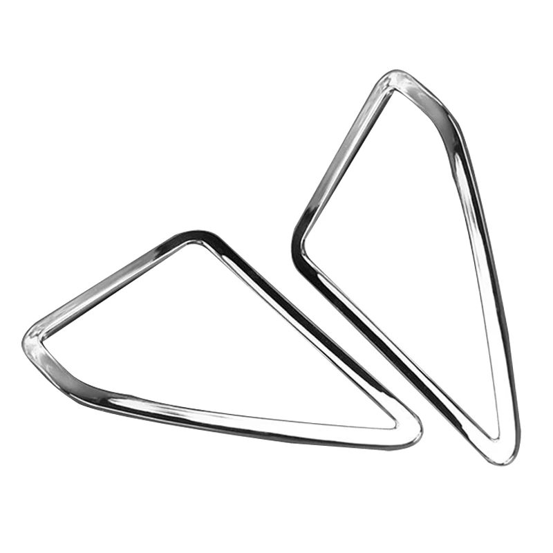 2 шт./комплект хромированная дверь стерео динамик края крышки стойки зеркала для