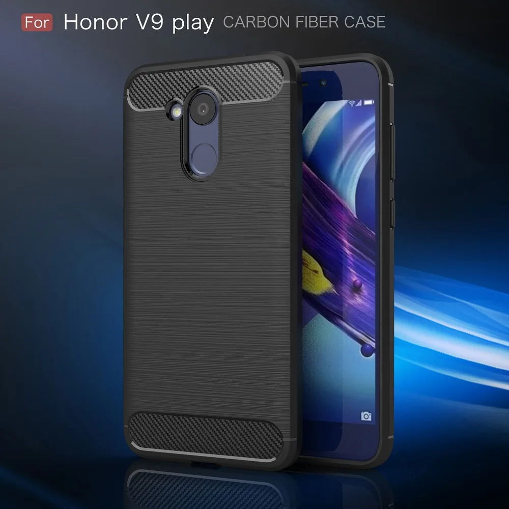 Zuoyiki чехол для телефона углеродного волокна матовый ТПУ Нескользящие Huawei Honor 5X 5C 6X