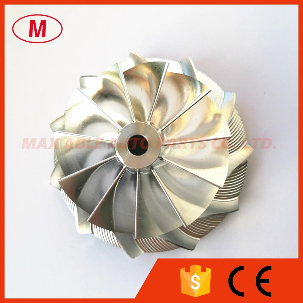 GTX3576 56,84/76.02mm11+ 0 лопастей 434292-0007 турбо заготовка колеса компрессора/алюминий 2618/фрезерные колеса для Hino 479016/702173