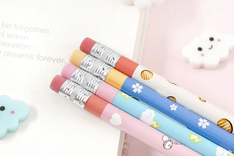 12 шт./кор. Kawaii Мультфильм Sumikko urashi HB деревянные Стандартные Карандаши Канцелярские Школьные принадлежности деревянные карандаши