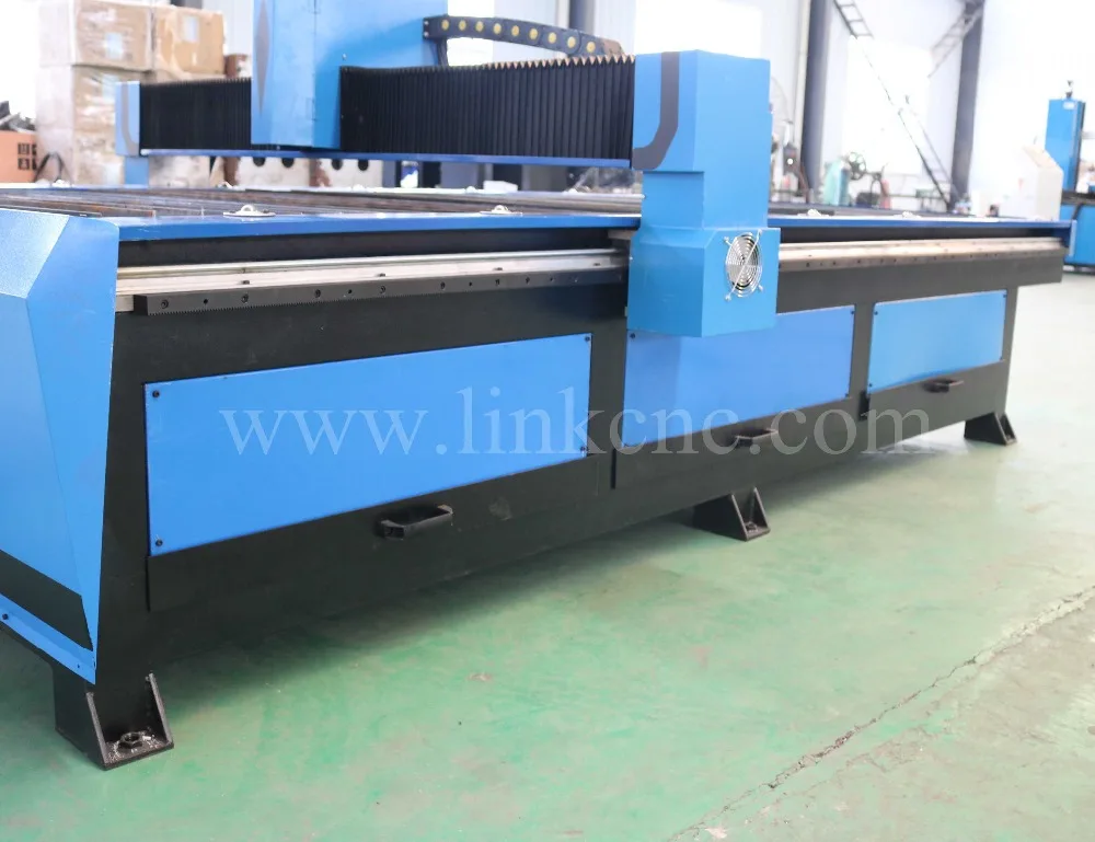 1500*3000 мм настольная плазменная резка для металла с источником питания huayuan 63 А