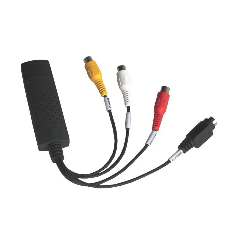 Новый высококачественный USB 2 0 простая крышка ture 4 канала видео ТВ DVD VHS аудио