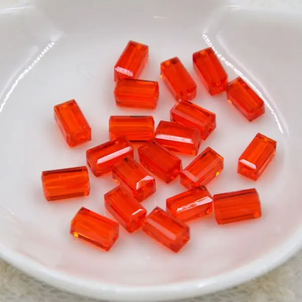 DIY Crystal beads mix color cuboid 007-016 2014 new design 60PCS/LOT 4x4x8mm Cuboid | Украшения и аксессуары