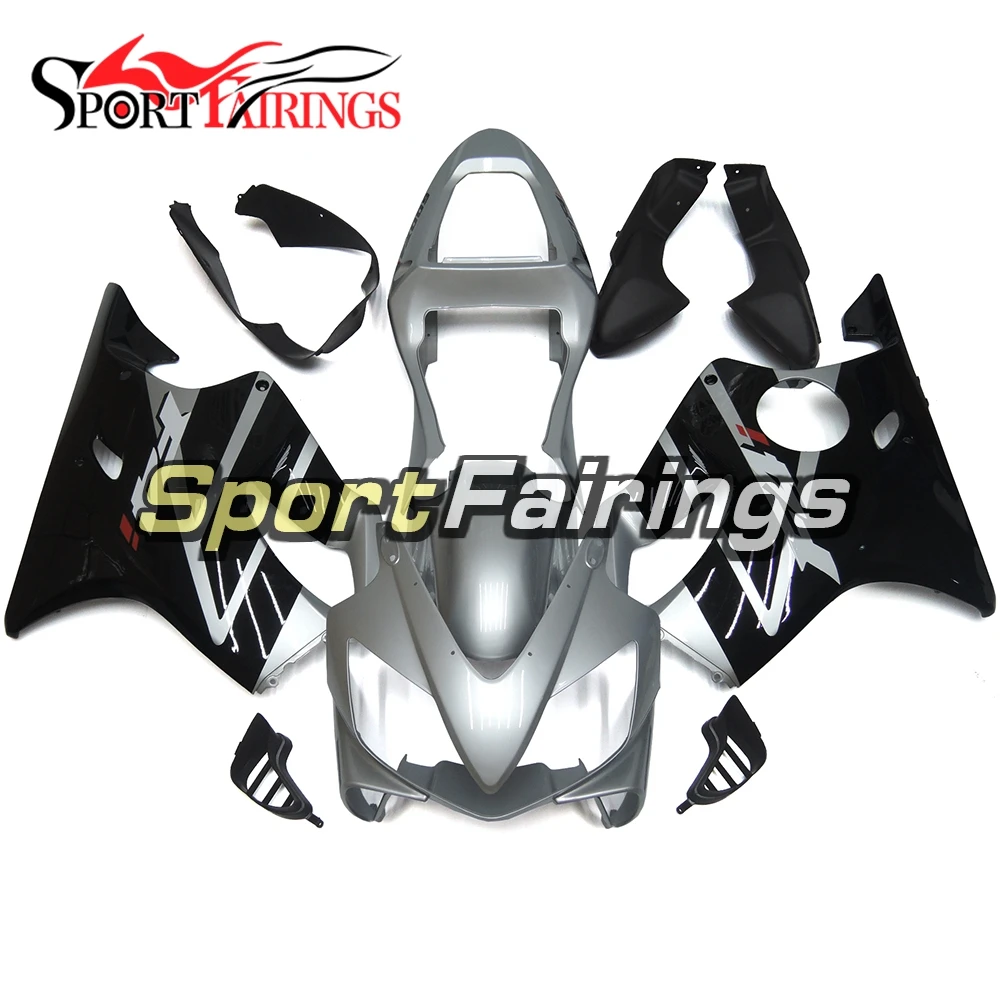 Gloss Silver Black ABS Plastic Injection Complete Fairing Kit For Honda CBR600F4i 2001 2002 2003 Motorcycle Bodywork | Автомобили и