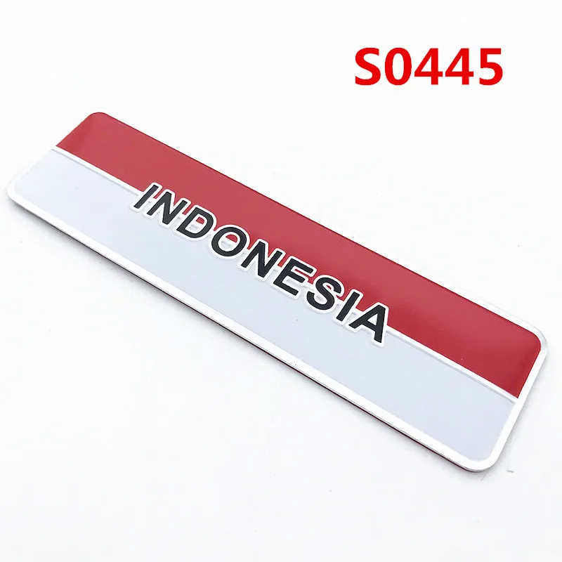 3D алюминиевая Автомобильная наклейка Европейский Греция Франция Италия