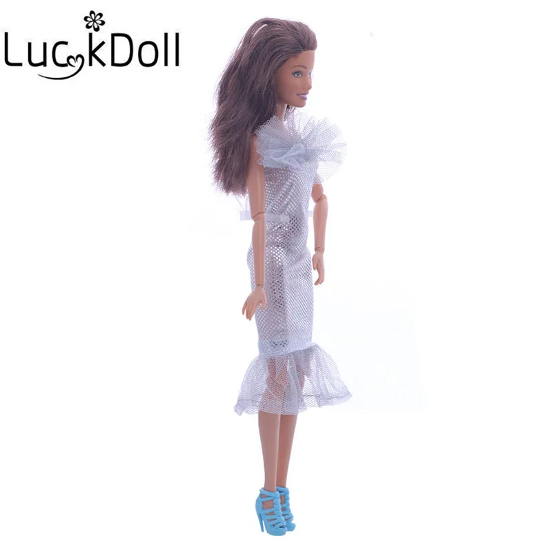 Новинка 2019 лидер продаж модное платье для куклы LUCKDOLL аксессуары вечерних кукол