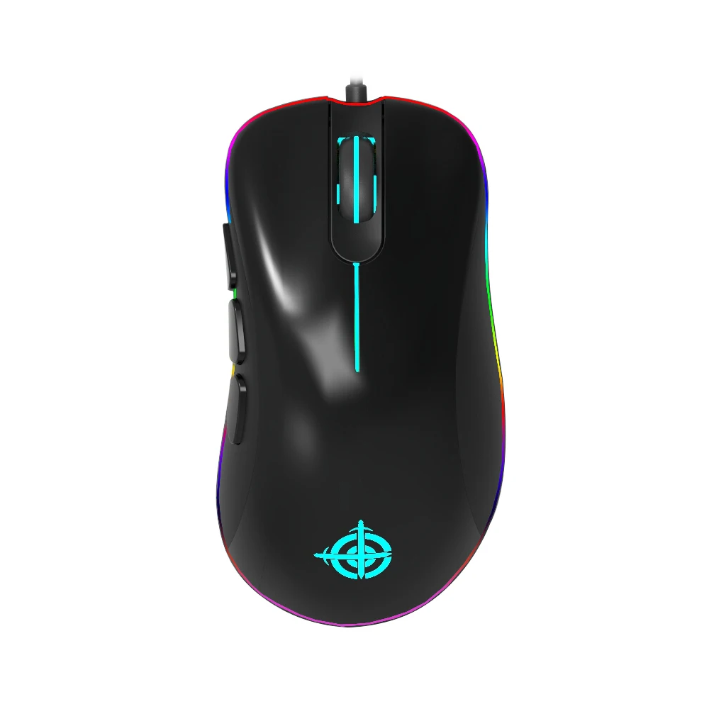MAGIC-REFINER MG10 мышь Проводная игровая USB RGB свет профессиональная 12400 точек/дюйм