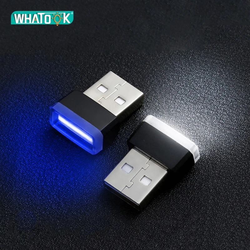 

USB LED Atmosphere Lights Interior Car Decorative Mini Lamps Emergency Night Lighting Universal PC Portable Plug Illumination 5V