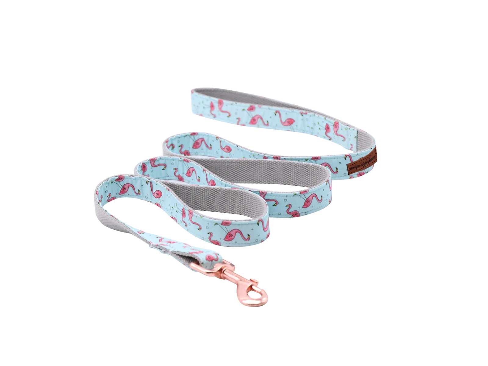 Уникальный Стиль собачьи лапы или кошачий ошейник розовый Фламинго с бантами для