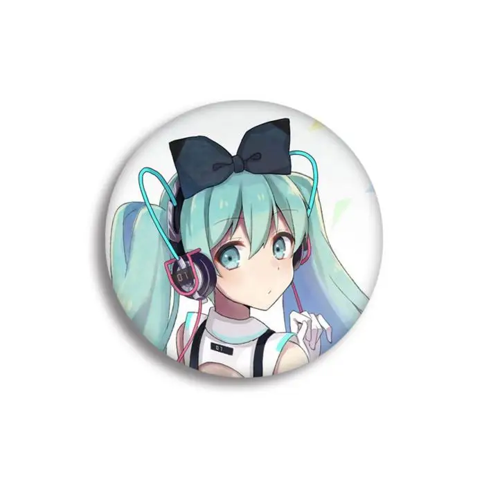 5 шт. Kawaii Hatsune Miku значок косплея Вокалоид Рин Лен Брошь булавка коллекция значок для рюкзака Одежда Игрушки