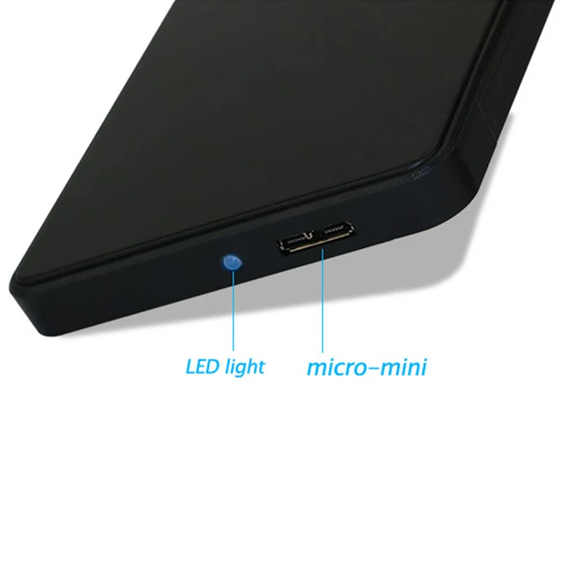 Внешний корпус для жесткого диска BLUEENDLESS 2 5 дюйма USB 3 0 SATA черный чехол алюминиевый