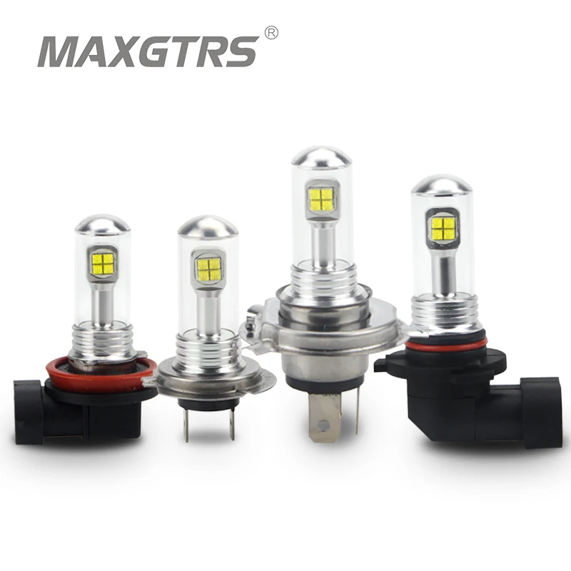 2x H7 H8 H11 9005 9006 HB3 HB4 автомобильная светодиодная фара CREE Chips дневные ходовые огни 6000K