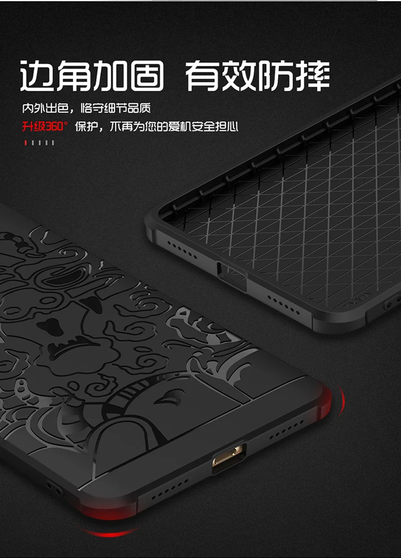 Чехол для телефона для Xiaomi mi max 3 max2 mi 8 SE чехол 3D Дракон противоударный мягкий силиконовый чехол для задней панели для Red mi Note 5 Note 6 Pro Чехол