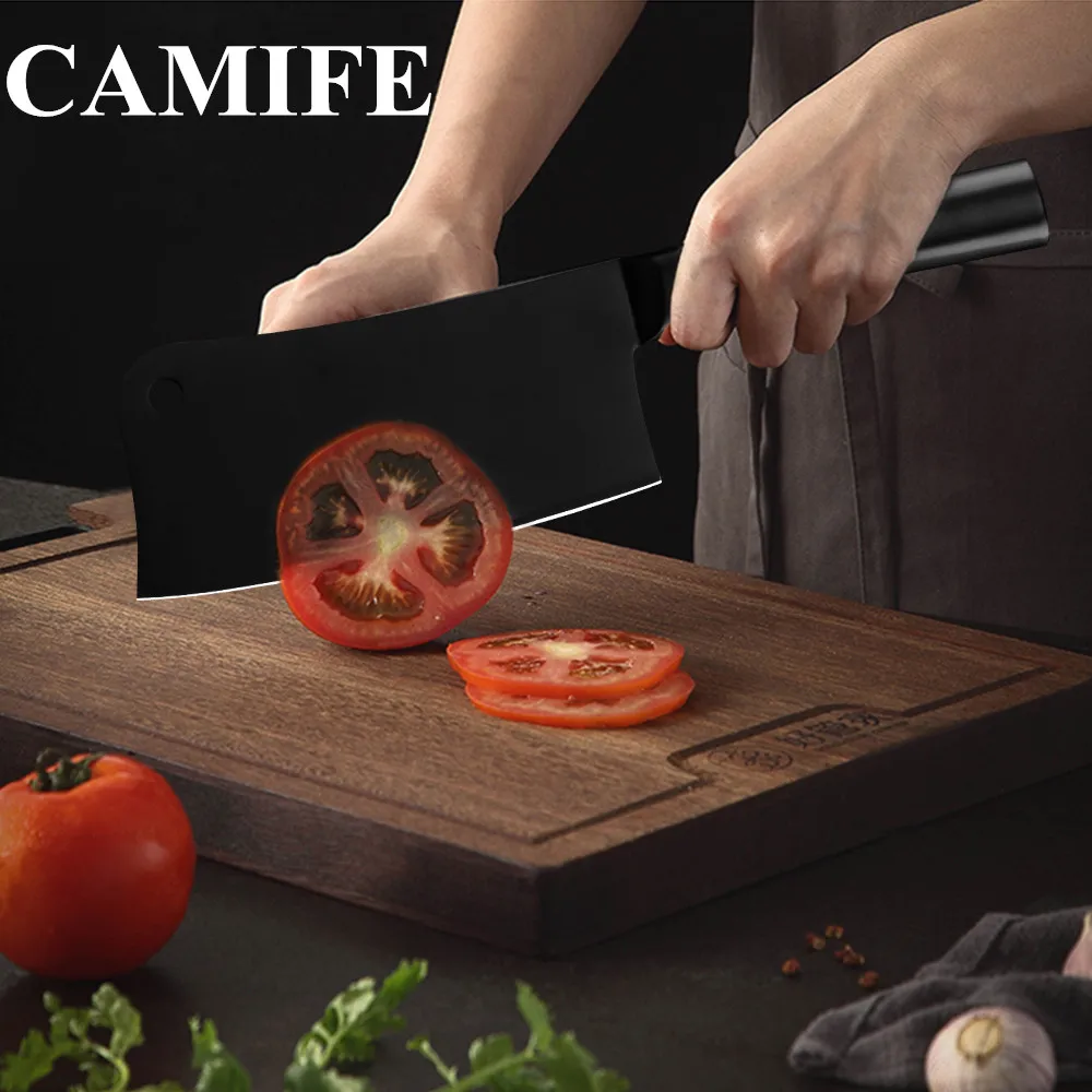 4cr14 нож из нержавеющей стали набор кухонных ножей инструменты Nakiri Cleaver Filleting